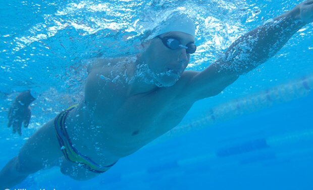 How to: the position of the shoulder during the extension of the arm under the water